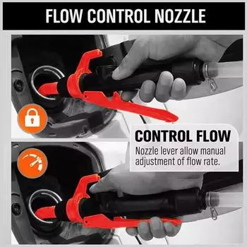 Насос для перекачки жидкости с питанием от аккумулятора, портативный для перекачки топлива с расходом топлива 2,4 галлона, насос-форсунка с управлением N1Y8