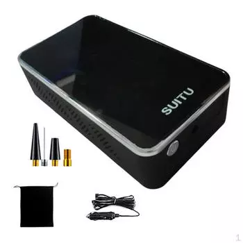 Насос для шин, воздушный компрессор, компактный, портативный, проводной, автомобильный, электрический, мотоциклетный, цифровой дисплей, 25 л/мин