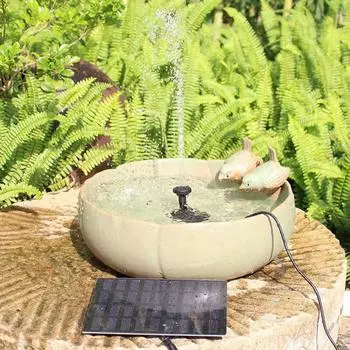 Насос для солнечных фонтанов, солнечный водяной насос, комплект силовой панели, погружной бесщеточный насос для циркуляции воды в саду/фонтаны для пруда