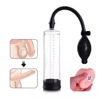 Насос для увеличения пениса, насос для увеличения пениса, удлинитель для члена, вакуумная секс-игрушка, тренажер-массажер для мужчин, член