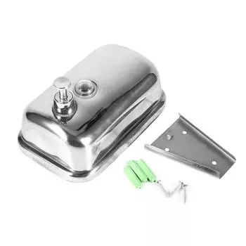 Насос из нержавеющей стали на 500 мл, коробка для шампуня для душа, дозатор жидкого мыла, лосьона, ванная комната, туалет