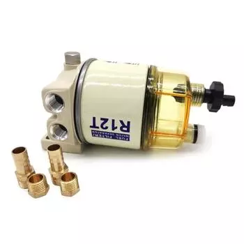 Насос масловодоотделителя R12T для топливного фильтра двигателя газонокосилки, сменный фитинг SPIN-ON, полный комбинированный фильтр