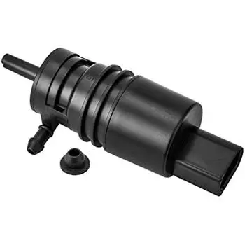 Насос омывателя лобового стекла автомобиля, электродвигатель струи воды стеклоочистителя с резиновой шайбой 67128362154, модифицированные аксессуары для BMW E46 E38 E39 E60 E65 чёрный