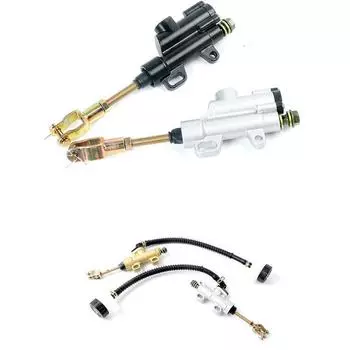 Насос заднего гидравлического тормоза для внедорожного мотоцикла - CQR Earth Eagle short rod жёлтый