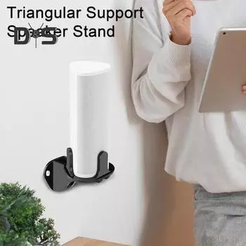 Настенная акриловая стойка для колонок, высокая устойчивость, простая установка, треугольная опора, настенный органайзер для колонок для Roam чёрный