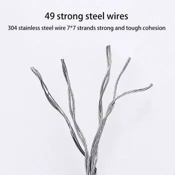 Настенная бельевая веревка скрытая из нержавеющей стали масштабируемая сушильная веревка для дома и улицы балкона повесьте одежду для сушки длина 4 метра белый