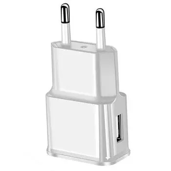 Настенная быстрая зарядная головка 5 В для Huawei Xiaomi, вилка европейского стандарта, 1000 мА, портативное зарядное устройство, адаптер для путешествий, 2000 мА для iPhone 14 13 Pro iPad EU Plug белый