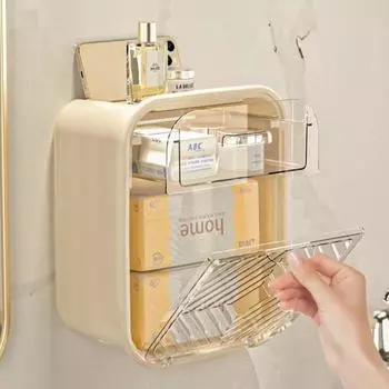 Настенная коробка для салфеток, держатель для туалетной бумаги, органайзер для ванной комнаты, ящик для принадлежностей, полка для рулонов бумаги, роскошный ящик для хранения
