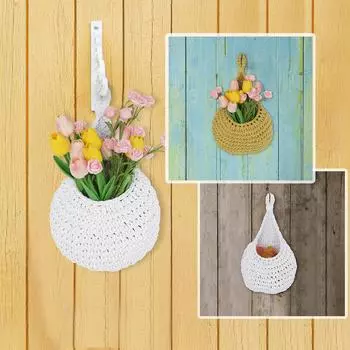 Настенная корзина с овощами и фруктами, прочная настенная сумка на кухне XS белый