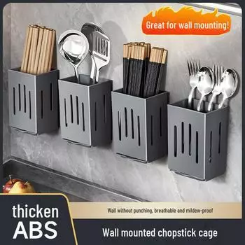 Настенная кухонная сушилка для палочек и ложек