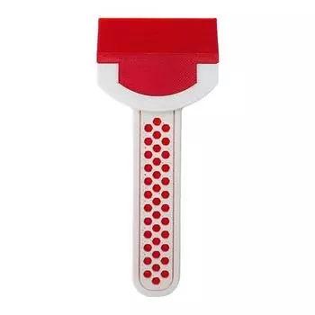 Настенная лопатка Эргономичный дизайн ручки Лезвие против царапин Многоцелевой скребок Инструмент из литого пластика горячего литья красный