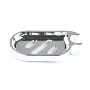 Настенная мыльница для ванной, Мыльница для душа, Мыльница One Size белый