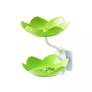 Настенная мыльница двухслойная прочная самоклеящаяся мыльница водонепроницаемая нескользящая мыльница для прачечной ванны балкона