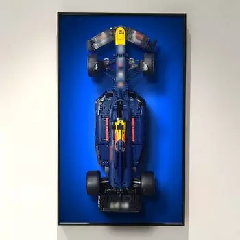 Настенная панель Sungvool Display для LEGO Technic Oracle Red Bull Racing RB20 F1 Car, монтируемая на стену, максимально увеличивающая рамку из алюминиевого сплава, декоративное искусство для подарка