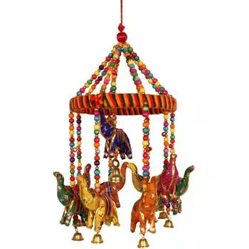 Настенная подвесная дверь, предмет ручной работы для домашнего декора, офисный декор, гостиная, наружная подвесная подвесная бумажный колокольчик (21 дюйм, многоцветный)