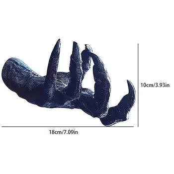 Настенная подвесная статуя руки ведьмы, имитация рук, 3D декоративная скульптура из смолы, скульптура с открытой рукой, домашний декор