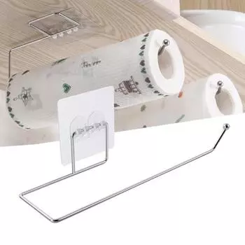 Настенная полка для хранения полотенец, держатель для салфеток из нержавеющей стали для кухни и ванной комнаты