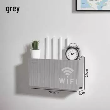 Настенная полка для хранения роутера и модема без сверления