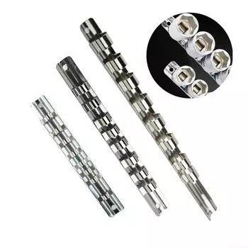 Настенная полка для хранения розеток с 8 зажимами 2 шт. однотонная