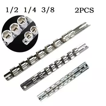 Настенная полка для хранения розеток с 8 зажимами Iron Solid