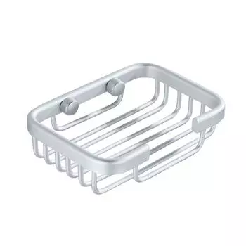 Настенная полка для мыла в ванной комнате, алюминиевый держатель для кухонной губки, подставка для сушки мыла в душе