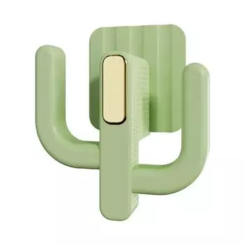 Настенная полка для тапочек, крючок для хранения в спальне, вешалка для ванной комнаты, самоклеящаяся полка для слива в ванную комнату, аксессуары для ванной комнаты зелёный