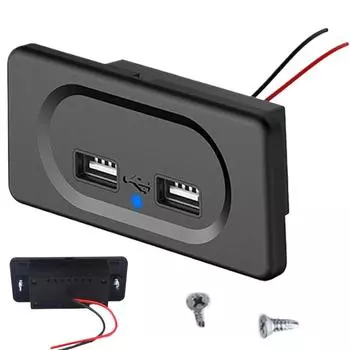 Настенная розетка USB для автофургона, интеллектуальная розетка для зарядного устройства автофургона, панельная розетка для автофургона, высокоскоростная шина, USB-розетка для питания автомобиля для автобусов CHINA