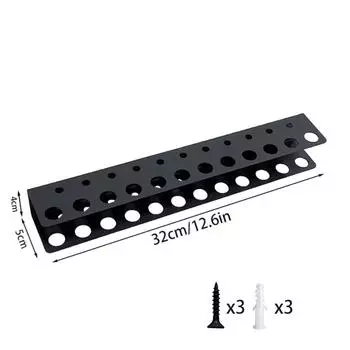 Настенная стойка для хранения инструментов Железные органайзеры для ручных инструментов Прочная стойка для хранения отверток