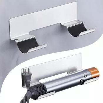 Настенная стойка для хранения парикмахерских инструментов, держатель для фена, прочная несущая способность
