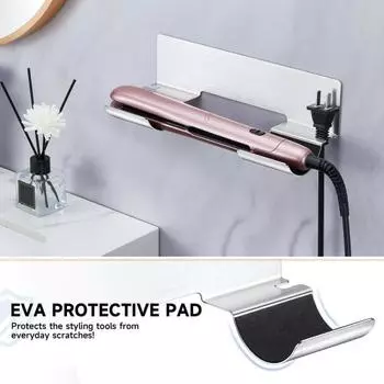 Настенная стойка для хранения парикмахерских инструментов, держатель для фена, прочная несущая способность