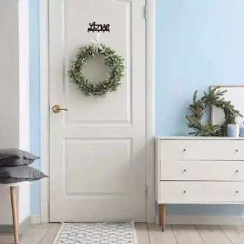 Настенная стойка для хранения - плавающий держатель для ключей | Металлическая настенная стойка для ключей | Варианты установки на липучке или перфорации M бронзовый