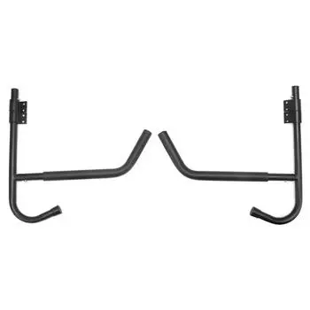 Настенная стойка для хранения весла для каяка, вращающаяся на 90° вешалка для каяка, складной настенный кронштейн для каяка чёрный