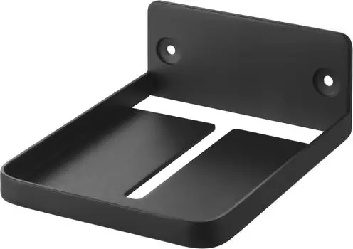 Настенная стойка для пинцета Yamazaki Jitsugyo Board, совместимая со стенами из гипсокартона, черная, Ш9 x x В4 см, умная плавающая система хранения, настенное крепление чёрный