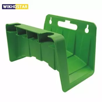 Настенная стойка для труб для полива сада, аксессуары для ирригационных труб, высококачественная опора для водопроводных труб, пластиковый держатель для хранения зелёный