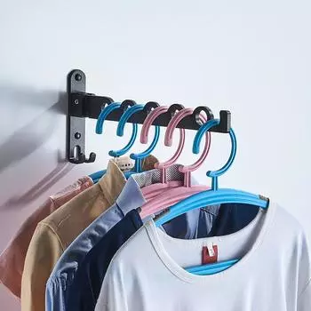 Настенная сушилка для одежды, вешалка для одежды, для использования в помещении и на открытом воздухе, экономящая место, вешалка для одежды, ванная комната, балкон, алюминиевая бельевая веревка