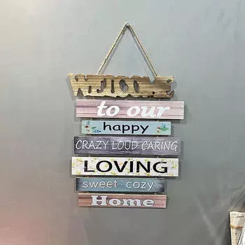 Настенная табличка деревянная вывеска фермерский дом креативный орнамент украшение для входной двери