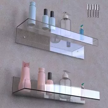 Настенная вешалка для акриловых лаков для ногтей, подставки для прозрачных органайзеров, настенные держатели, украшения для магазинов лаков для ногтей чистый