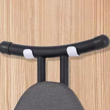 Настенная вешалка для гладильной доски / Держатель для гладильной доски / Органайзер для хранения / Прочная и простая установка / Крючок для гладильной доски серый
