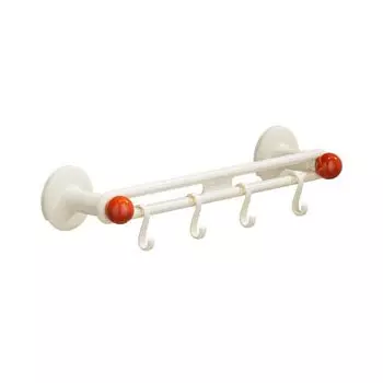 Настенная вешалка для полотенец без перфорации Dopamine Color, вешалка для полотенец, практичная вешалка для обуви, кухонная жёлтый