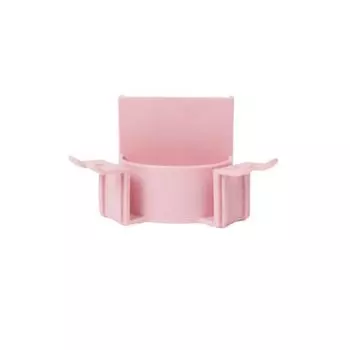 Настенная вешалка для зубных щеток, зубная паста, держатель для полоскания стакана, полка для ванной комнаты, органайзер розовый