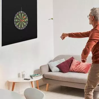 Настенная защита для сращивания дартс, универсальный квадратный щит для дартс из ЭВА, защита стены, объемная подложка, аксессуары для дартса чёрный