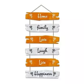 Настенное деревянное художественное украшение для гостиной | Спальни | Домашнего декора | Подарки | Декоративный элемент с цитатами | Настенное искусство для прихожей | Настенное украшение из МДФ