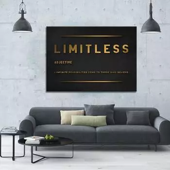 Настенное искусство Плакат Вдохновляющие цитаты Мощный принт Холст Живопись Настенное искусство Картины для гостиной Украшение офиса Домашний декор 21cm30cm NoFrame