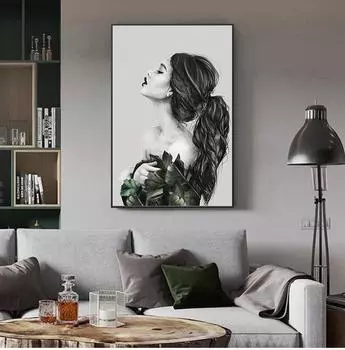 Настенное искусство с изображением скандинавских персонажей, живопись маслом, гравюра, плакаты, настенное искусство в гостиной 21cm30cm NoFrame