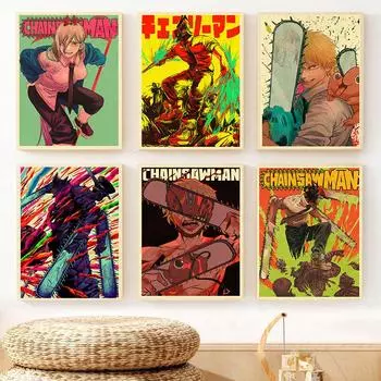 Настенное искусство с плакатами «Пилой», картина маслом, популярная японская аниме-панно, искусство украшения игровой комнаты 21cm30cm NoFrame