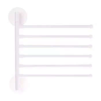 Настенное крепление без клея, держатель для полотенец для ванной, вешалка, полка, органайзер 5 Layer зелёный