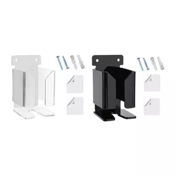 Настенное крепление для электробритвы, мужская подставка, акриловый держатель для бритвы чёрный