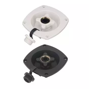 Настенное крепление для автофургона, подача воды в город с регулируемым давлением и быстрый разъем для прицепа Campe Black