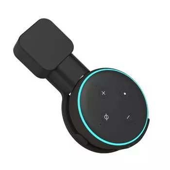 Настенное крепление для динамика, зарядный кронштейн, пластиковая маленькая высокоскоростная подставка, легкие экономичные аксессуары, беспроводная вешалка для кухни чёрный