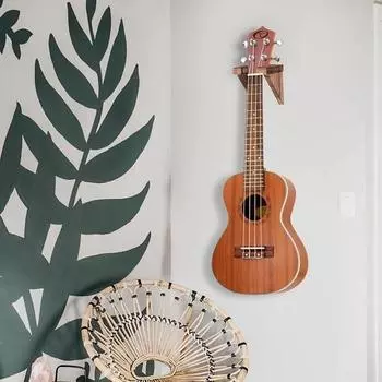 Настенное крепление для гитары, настенный держатель для гитары, подставка-крючок, деревянная стойка для гитары, настенное крепление для гитары